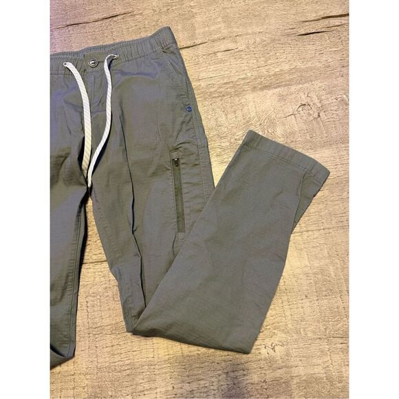 VUORI Pants XS Ripstop Climber Travel Athletic Olive breen EXCELLENT COND. LOWSH - Picture 2 of 7